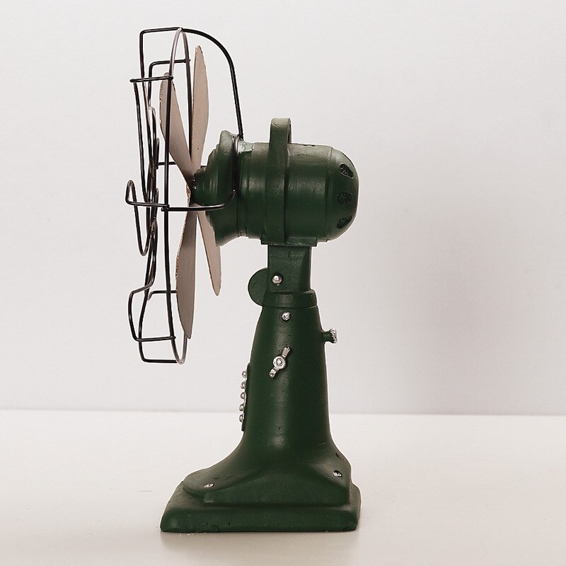 Antique Steampunk Style Vintage Fan Figurines Retro Nostalgic Home Decoration Accessories Europe Decor Birthday Gifts - 2