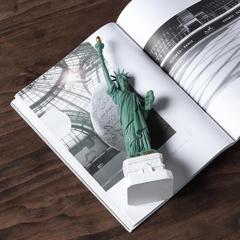 Vintage Statue Of Liberty Sculpture Abstract Artware Office Desktop Decor Resin Figurines Ornaments Home Decoration Wedding Gift - 4