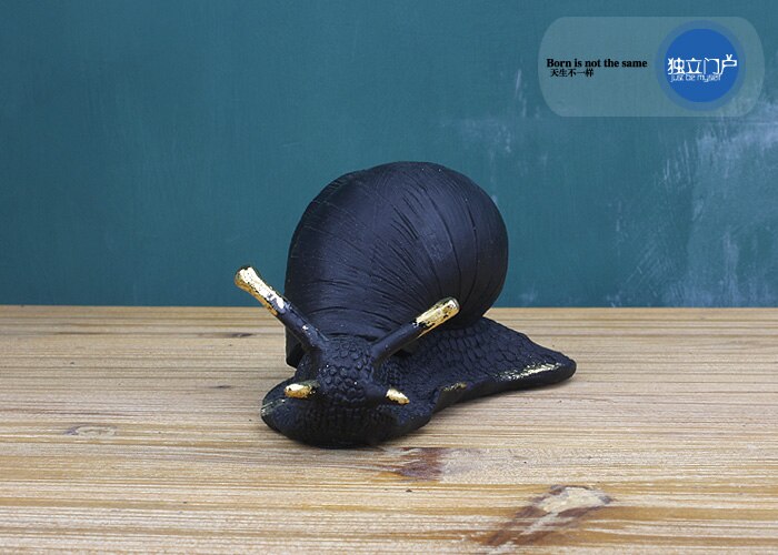 Creative Retro Resin Blue Whale Statue Home Decoration Accessories Craft Room Objects Parlor Vintage Snails Sculpture - 4