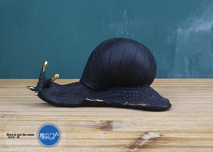 Creative Retro Resin Blue Whale Statue Home Decoration Accessories Craft Room Objects Parlor Vintage Snails Sculpture - 3