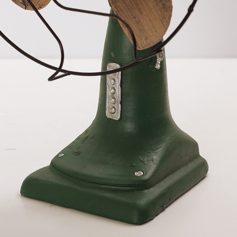 Retro Nostalgic Fan Ornaments Home Decoration Accessories Vintage Miniature Europe Style Figurines Decor Gifts Ornament - 5