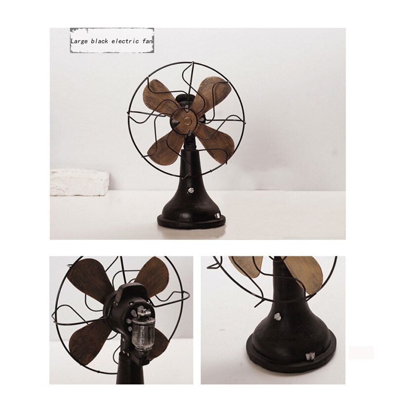 Strongwell Vintage Fan Figurines Retro Nostalgic Home Decoration Accessories Europe Antique Steampunk Decor Gifts - 6