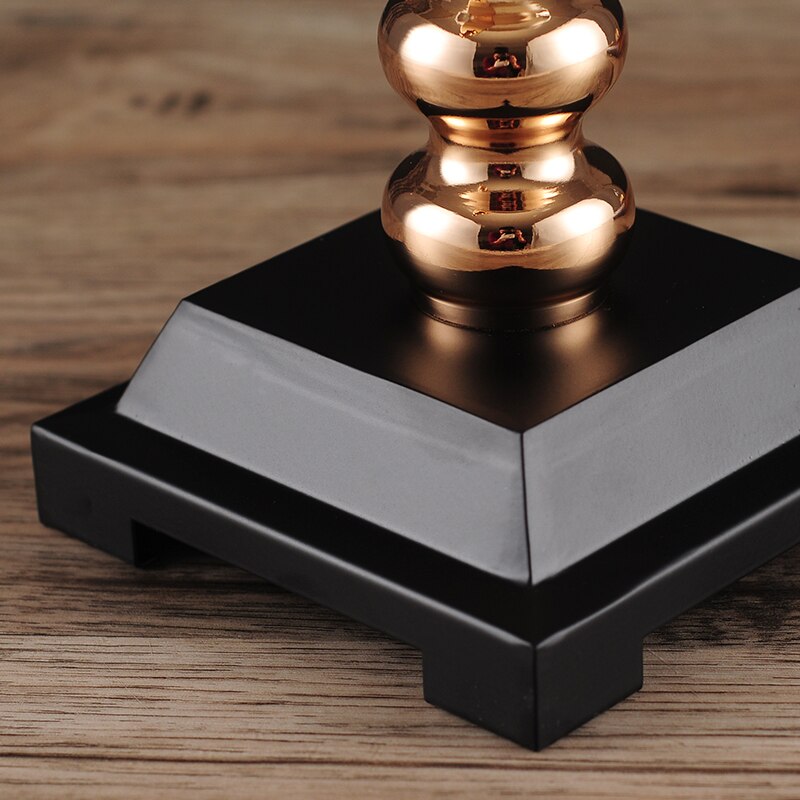 Golden Europe Creative Crystal Globe Bar Vintage Statue Home Decor Crafts Room Decoration Objects Study Office Figurines - 3