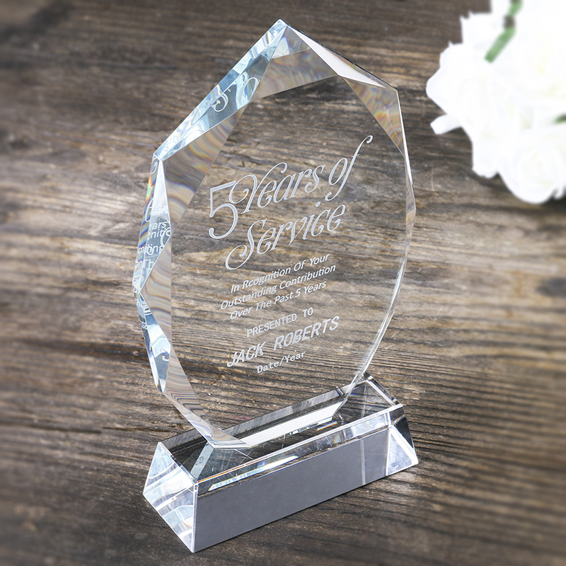 Personalized Hd Crystal Trophy Customized Sports Event Award Faceted Statue For Diy Games Home Office Decor - 4