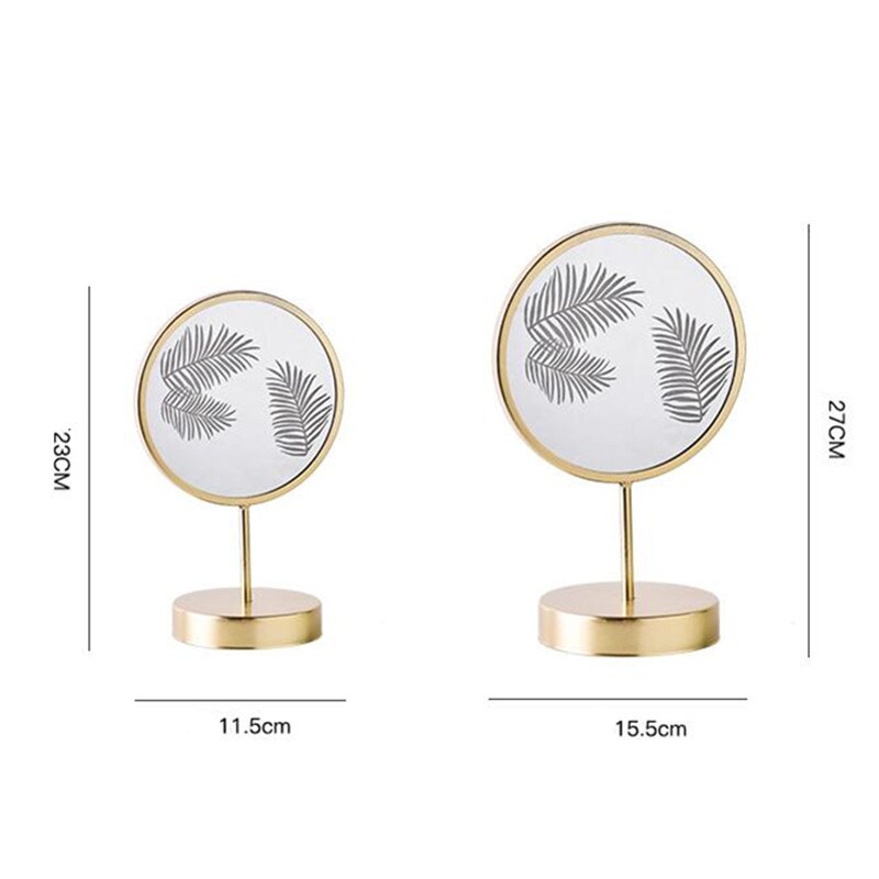 Nordic Simple Desktop Beauty Makeup Mirror With Lamp Pocket Table Type Led Light X5030 - 2