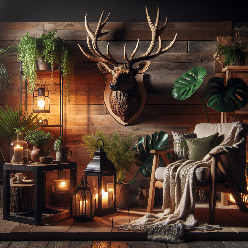 The Allure of Rustic Charm Decorative Elk Heads in Nature-Inspired Spaces  
