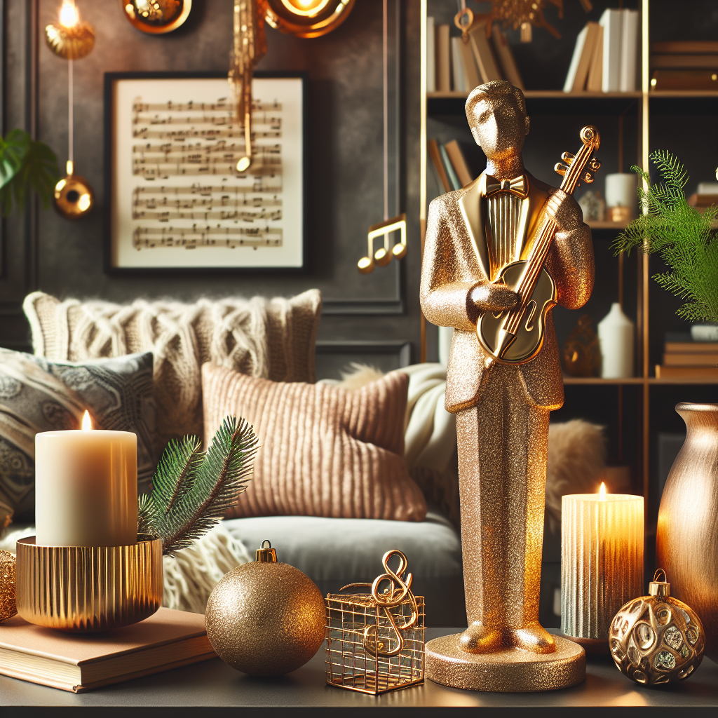 How the Golden Music Man Ornament Adds Charm and Personality to Any Space