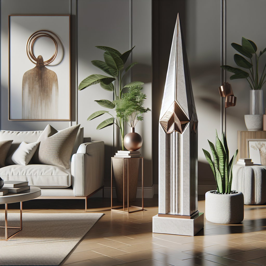 The Spiritual Significance of Decorative Resin Obelisk Statues in Modern Interior Design  