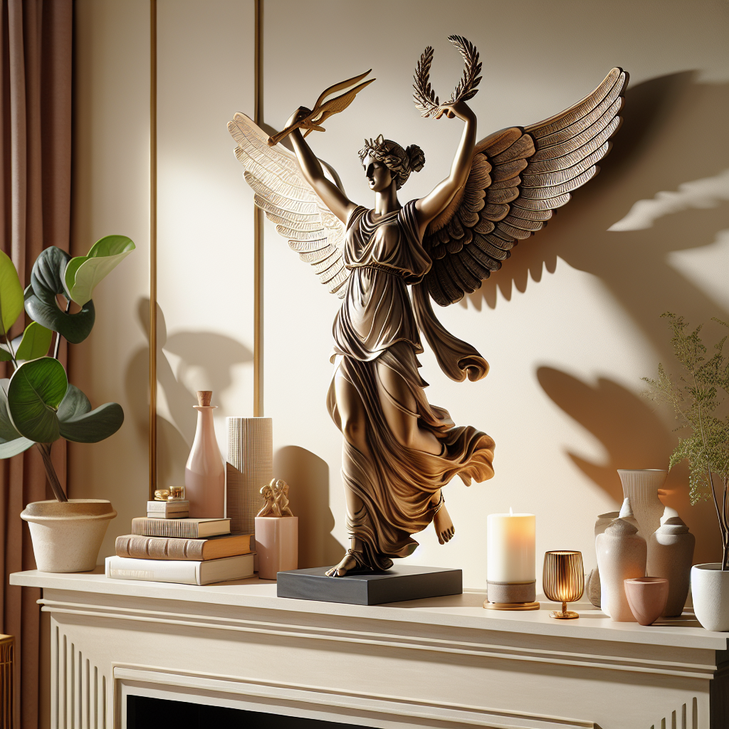 Handcrafted Nike Victory Statue for Home Decor: Elevate Your Space with Elegance  