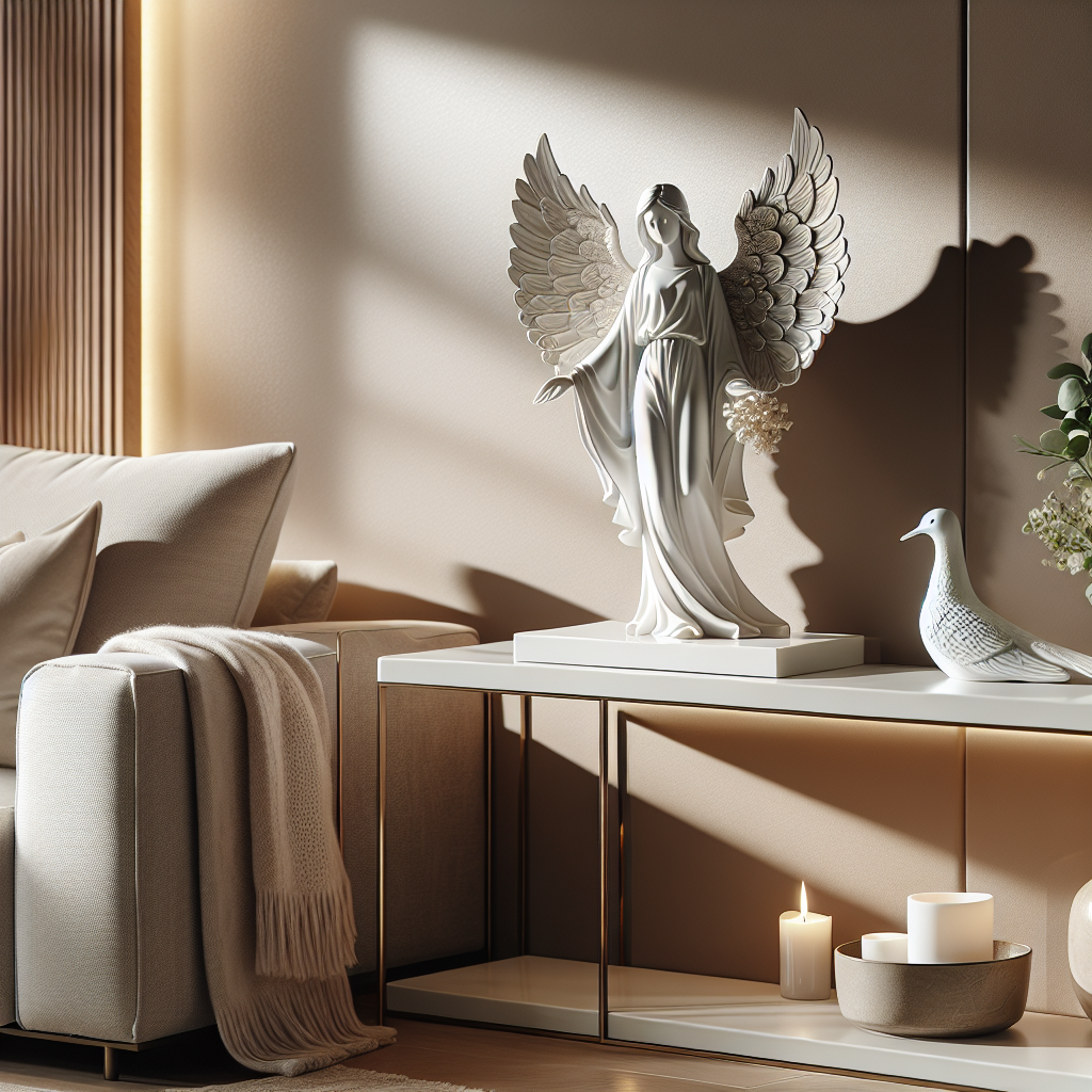 Incorporating the Angel Sculpture into Various Interior Styles