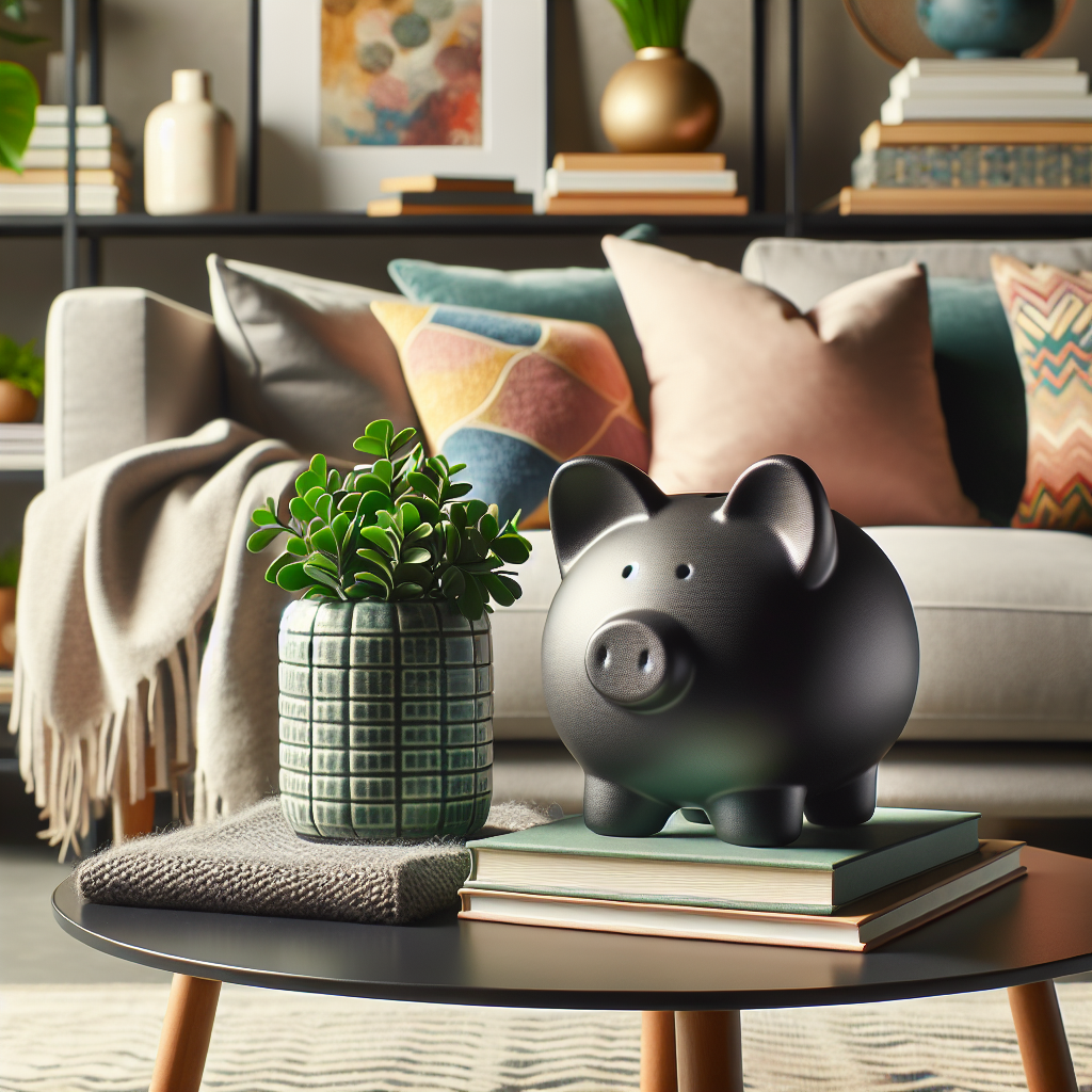 Discover the Aesthetic Appeal of a Stylish Ceramic Piggy Bank for Home Decor  
