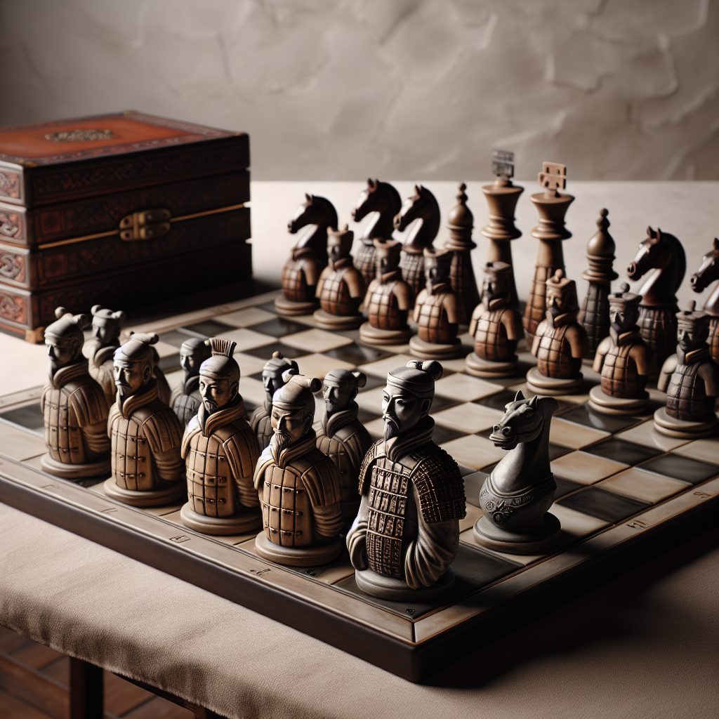 Intricately Designed Chess Pieces from the Terracotta Army: A Closer Look at the Craftsmanship  
