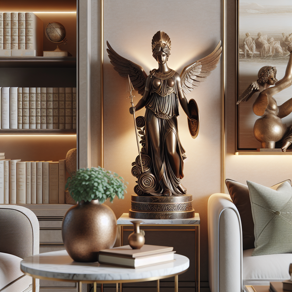 Enhancing Interior Spaces with Goddess Athena Sculptures: Design Tips and Ideas  