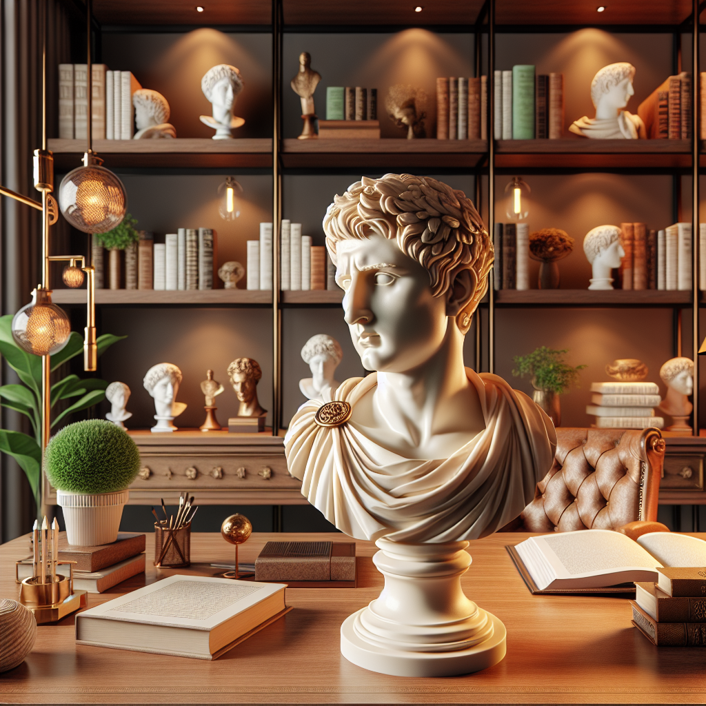 Incorporating Classical Roman Decorative Pieces for Home and Workspace Elegance  