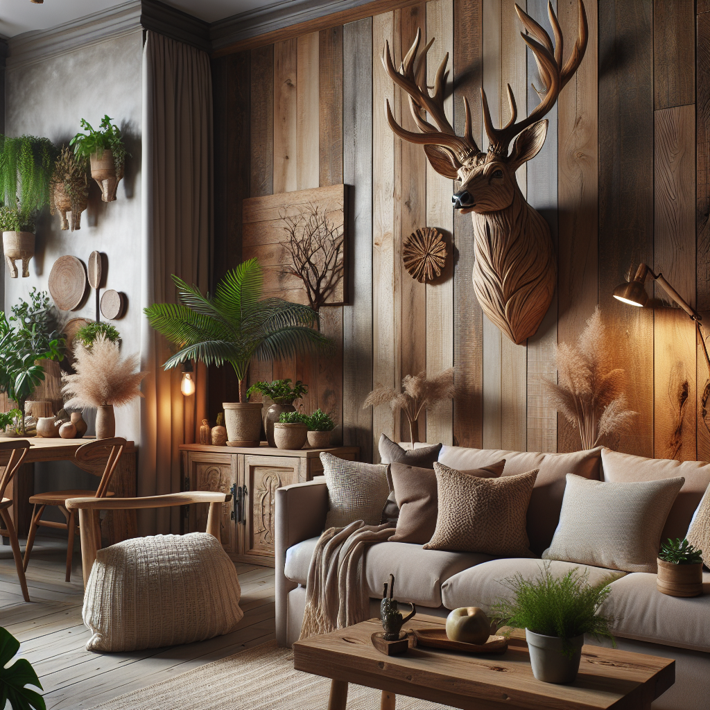 The Art of Craftsmanship: How an Artistic Wood-Like Deer Head Enhances Home Decoration The Art of Craftsmanship: How an Artistic Wood-Like Deer Head Enhances Home Decoration