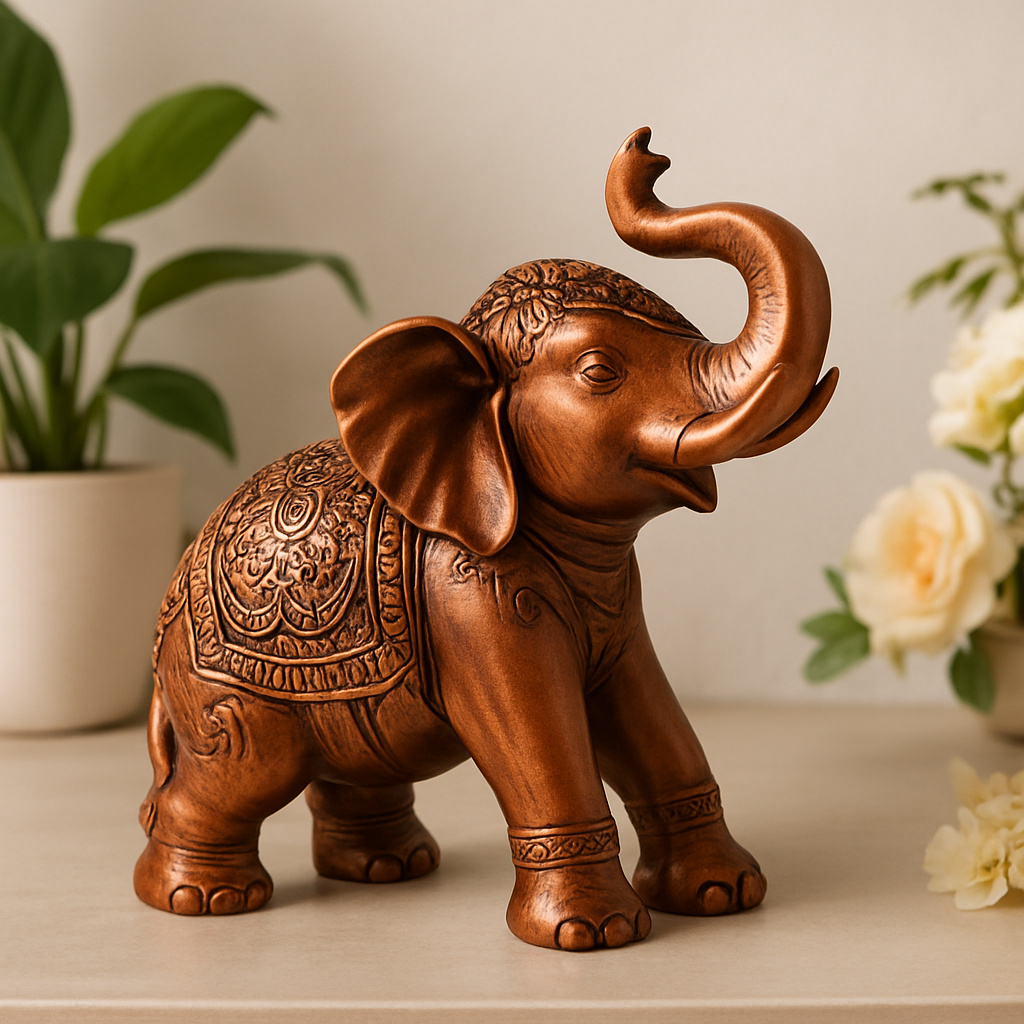 Incorporating an Elegant Decorative Elephant Statue for Wealth and Luck Incorporating an Elegant Decorative Elephant Statue for Wealth and Luck