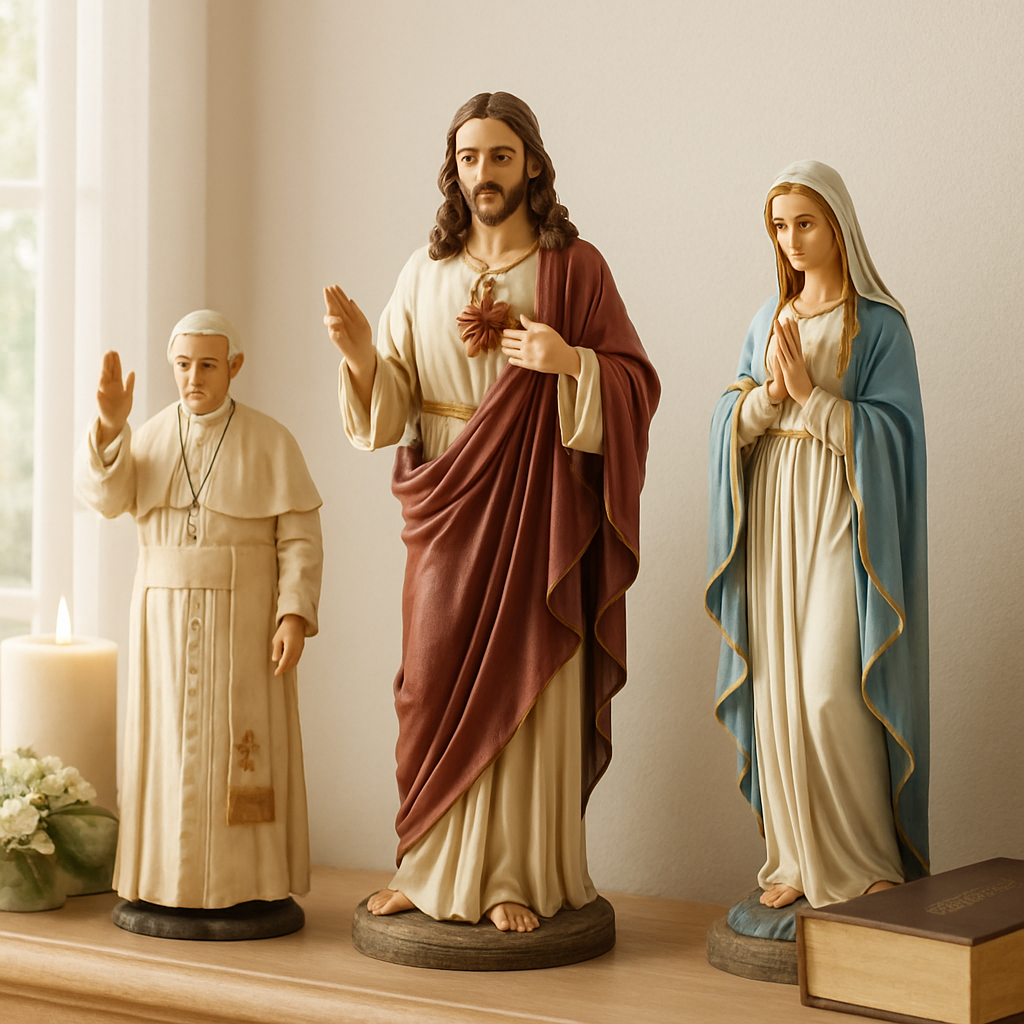 Exploring the Significance of Christian Resin Figurines for Home Decor  
