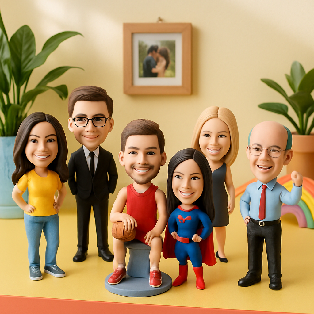 Unique Miniatures That Capture Individual Likenesses as Fun Decorations Unique Miniatures That Capture Individual Likenesses as Fun Decorations