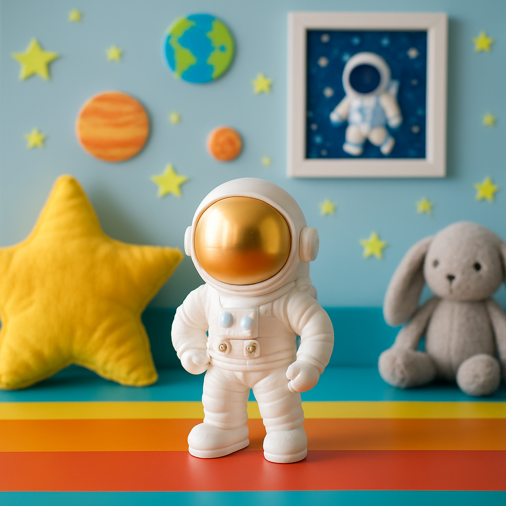 Enhancing Children's Creativity with a Playful Astronaut Figurine for Kids Room Decor Enhancing Children's Creativity with a Playful Astronaut Figurine for Kids Room Decor